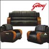 Godrej Aristocrat 3+1+1 seater Sofa set - Click here to View more details about this Product